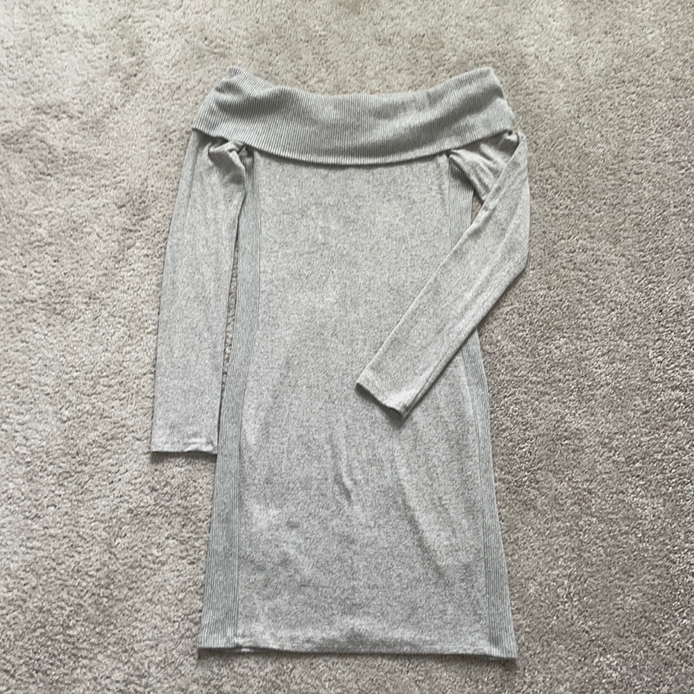 Express Off the Shoulder Sweater Dress